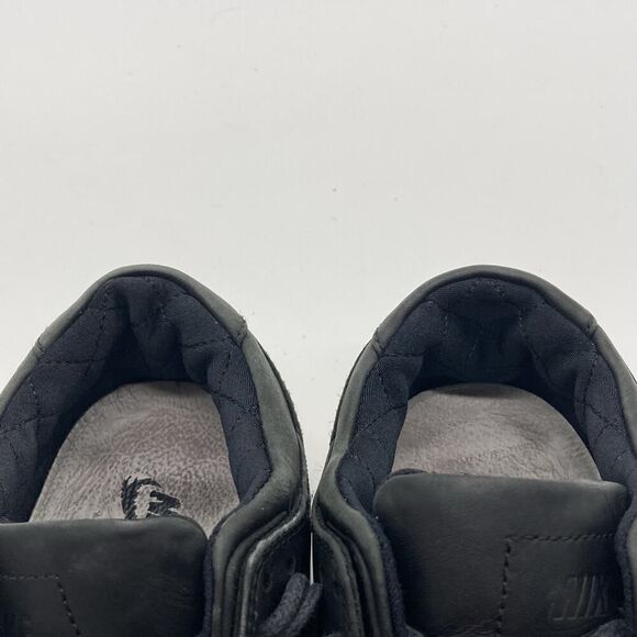 Mens Size 8 NikeLab Dunk Lux Low Black Thick Leather Skate Sneakers Shoes Rare - Picture 11 of 12